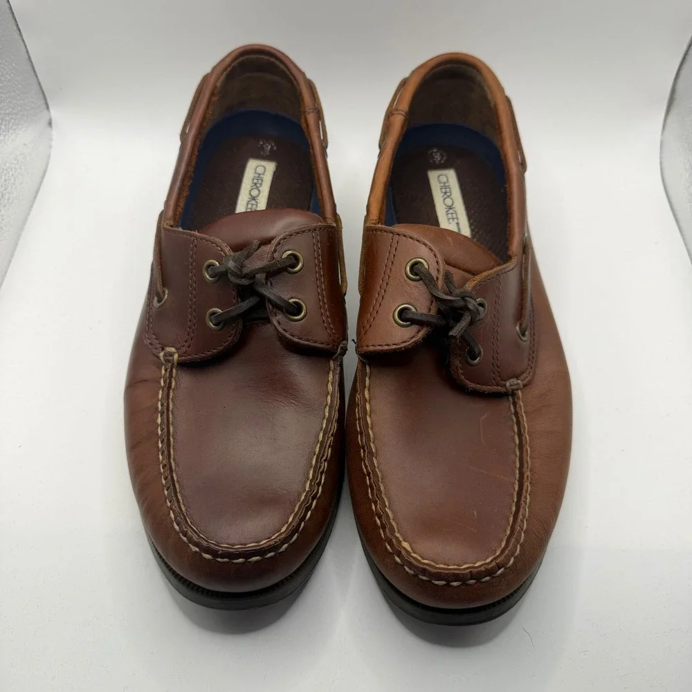 Cherokee leather boat